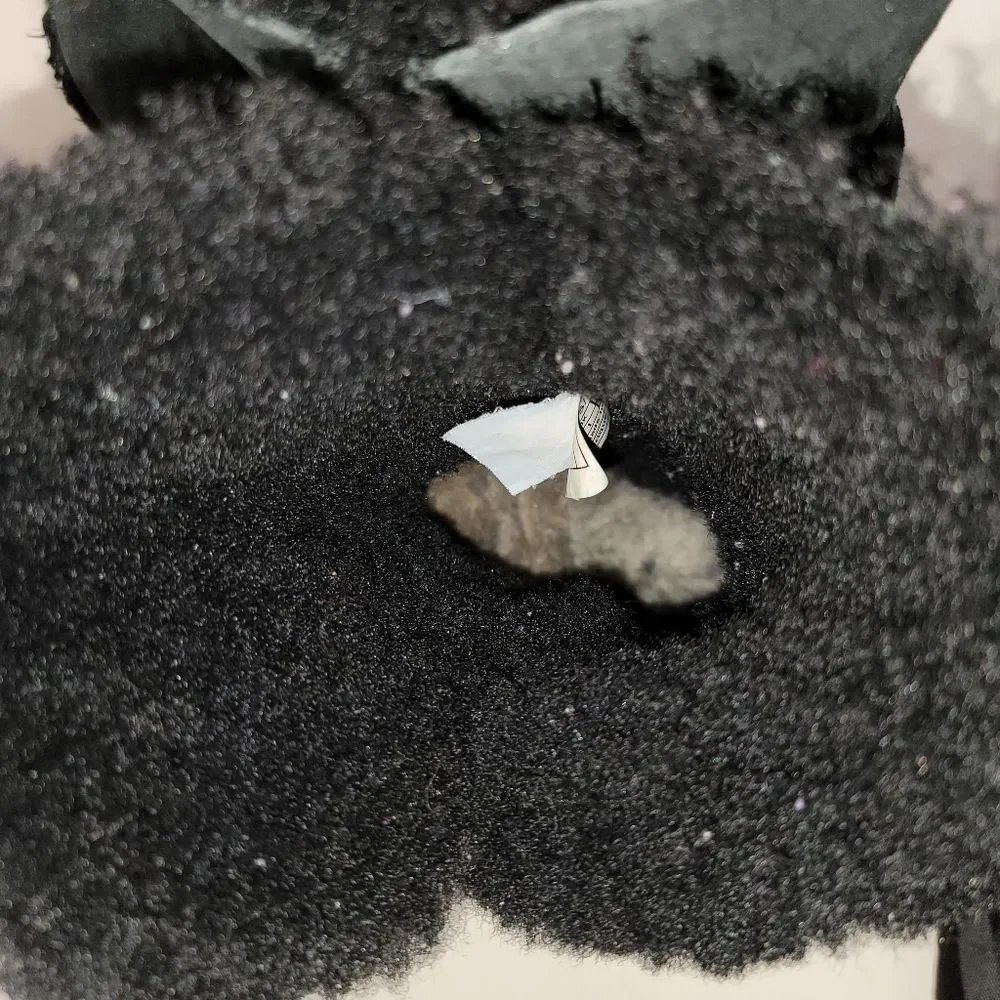 UGG Girls Bailey Button II Mini Boots Black Sheepskin Youth Size 2 #05006076
